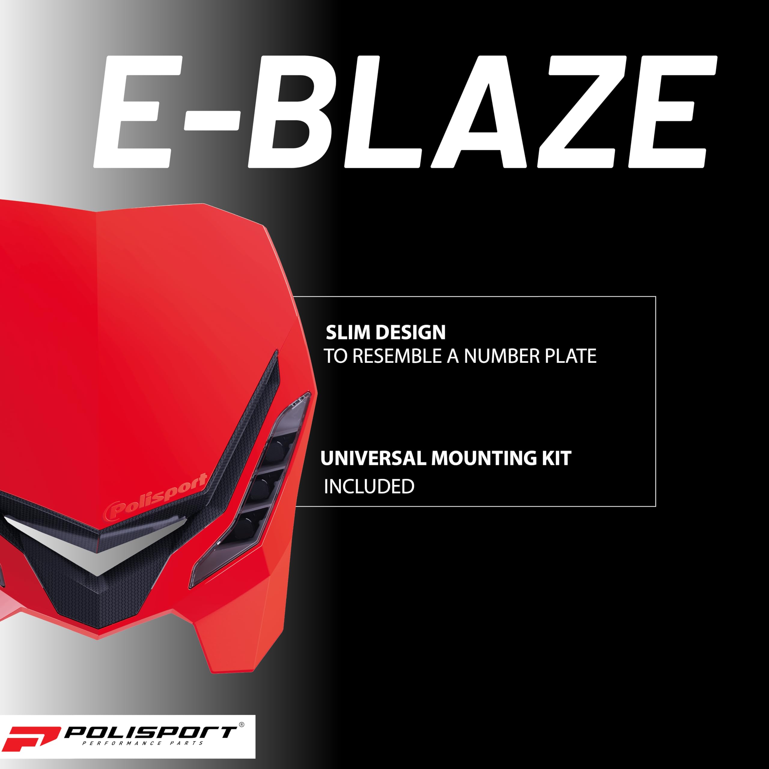 Amazon | Polisport 8670800004 - E-BLAZE カーボンファイバーヘッド